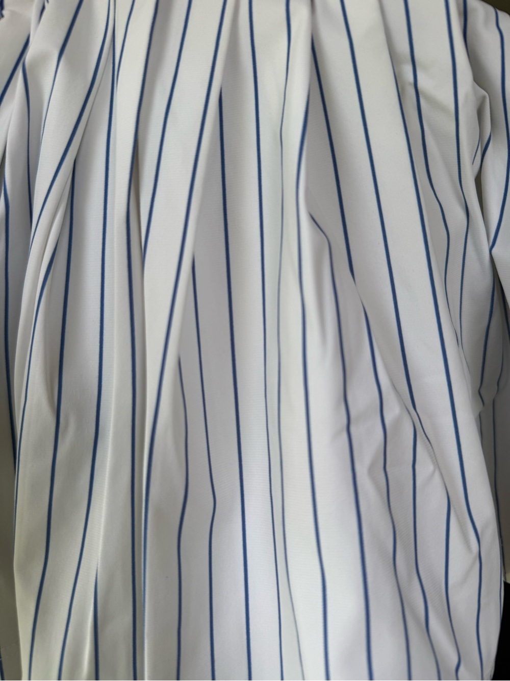 Wilson Midtown White & Blue Striped Tennis Skirt - S - Picture 4 of 4